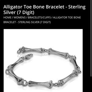 GoGo Jewelry Alligator Toe Bracelet
